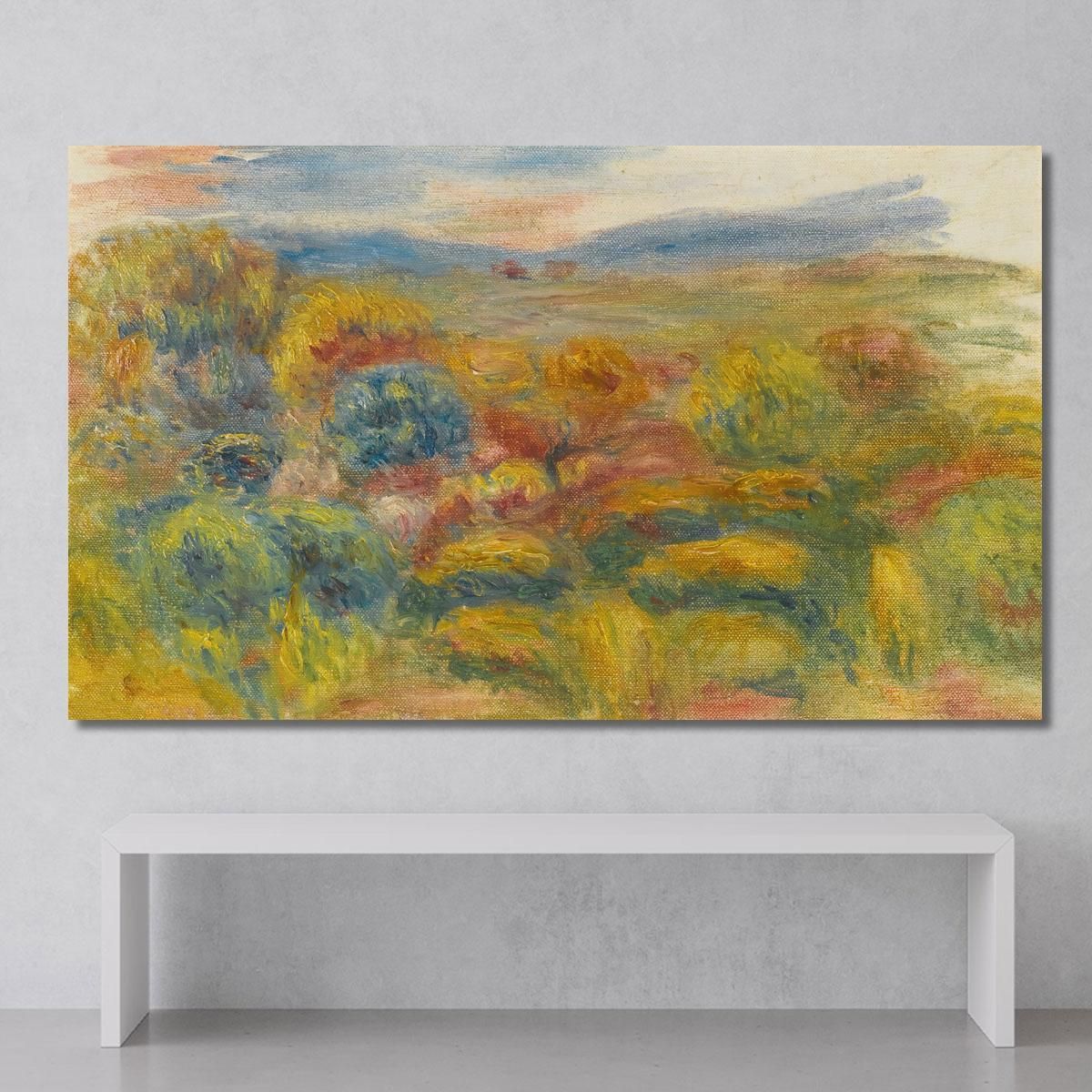 The Red Hill Pierre-Auguste Renoir par277 canvas print 