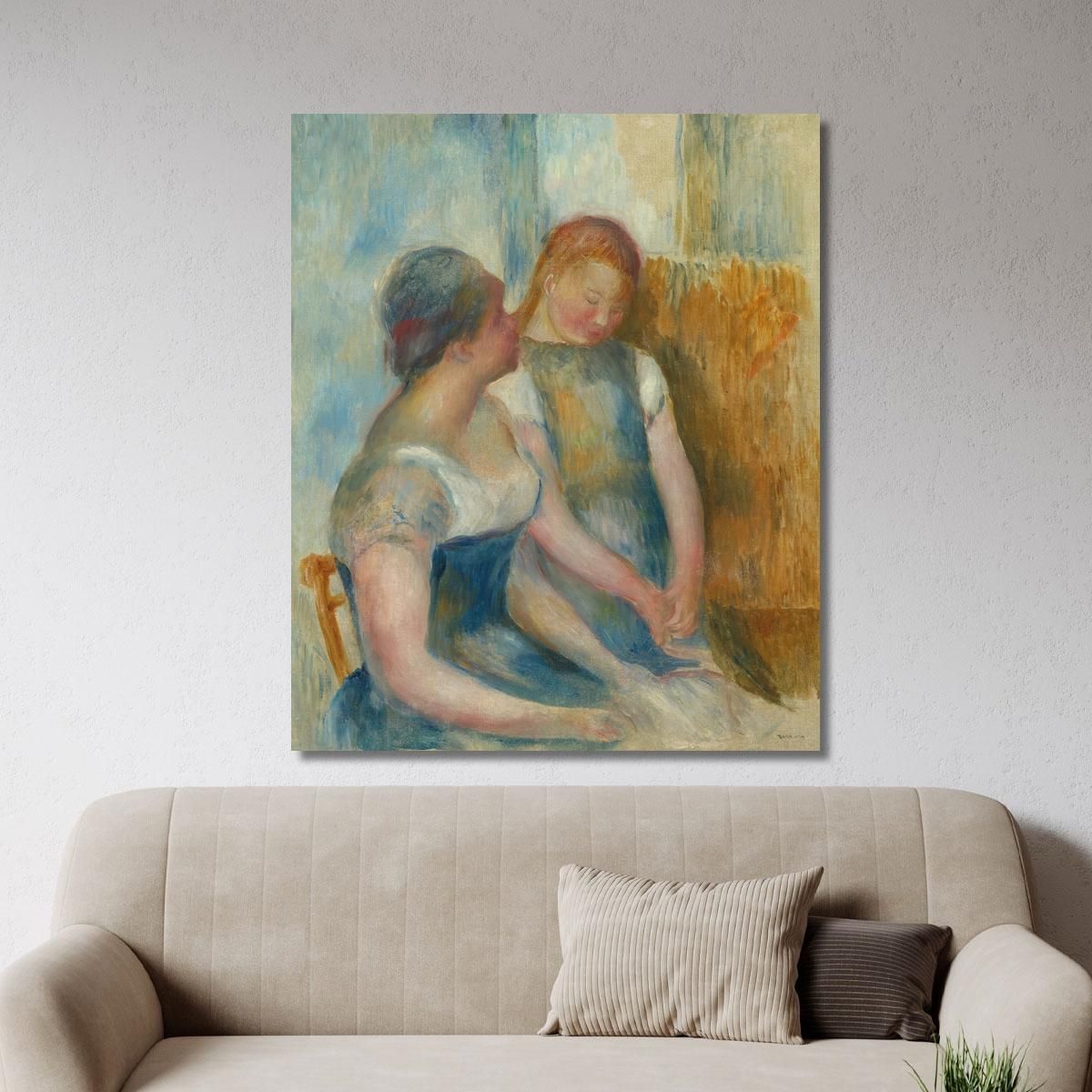 La Conversation Pierre-Auguste Renoir par279 canvas print 