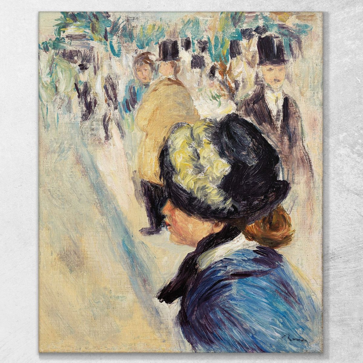 Place Pigalle Study Pierre-Auguste Renoir par283 canvas print 