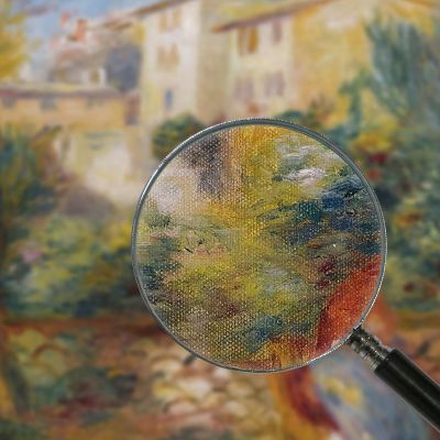 The Terrace In Cagnes Pierre-Auguste Renoir par284 canvas print
