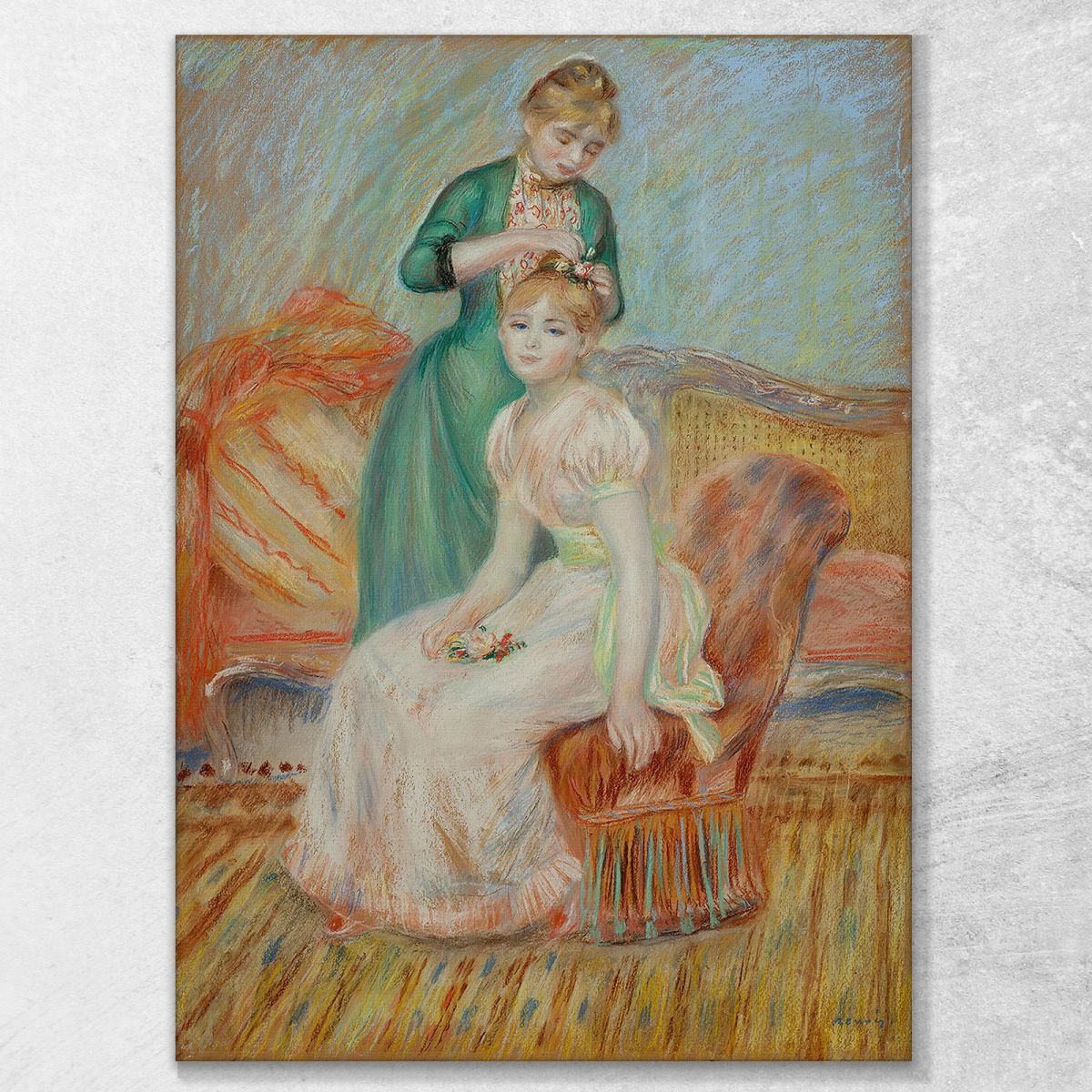 The Toilet Pierre-Auguste Renoir par285 canvas print 