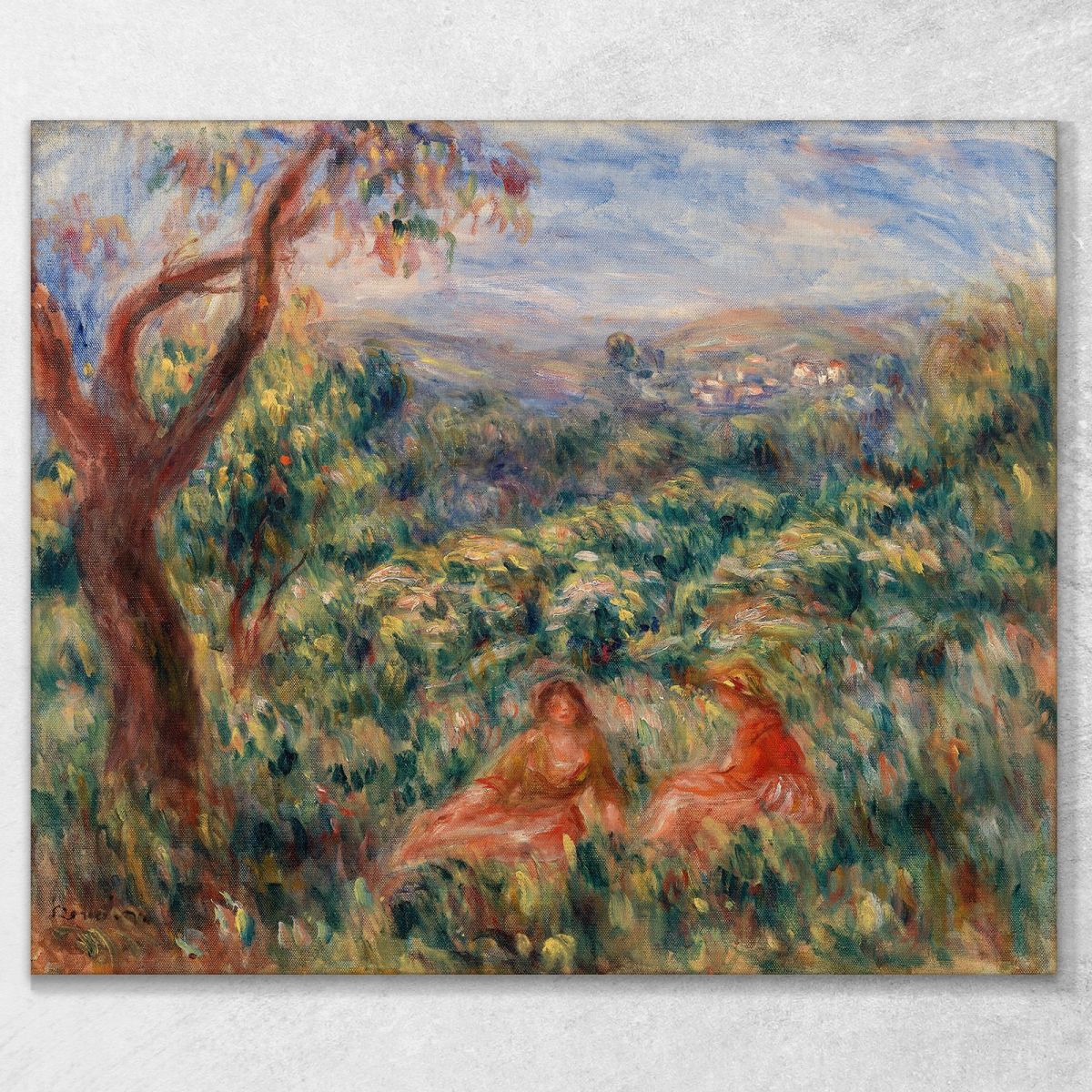 Landscape Paysage 2 Pierre-Auguste Renoir par286 canvas print 