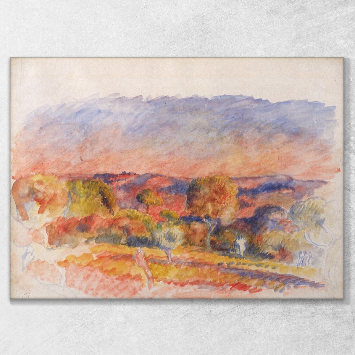 Landscape 2 Pierre-Auguste Renoir par292 canvas print 