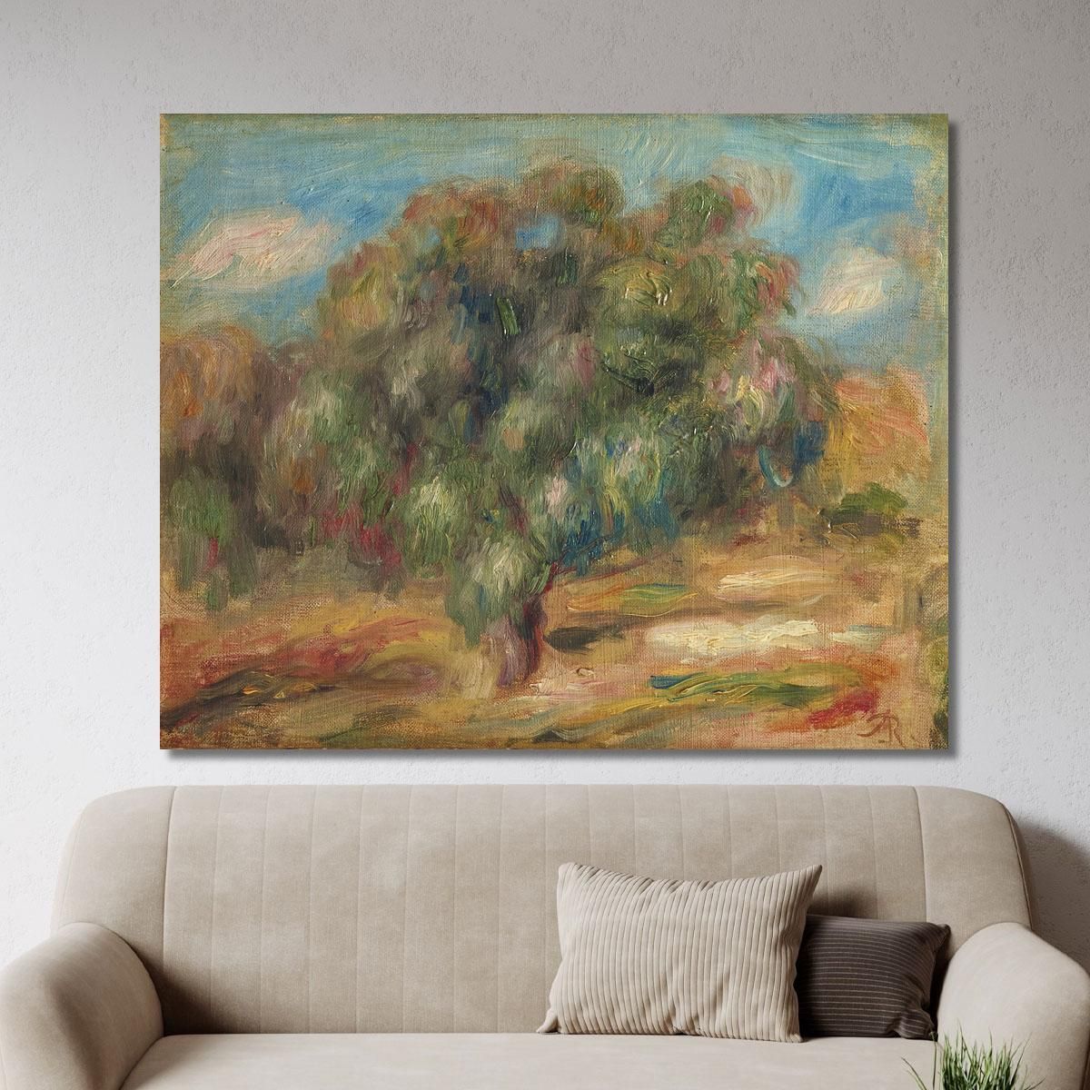 Landscape 3 Pierre-Auguste Renoir par293 canvas print 