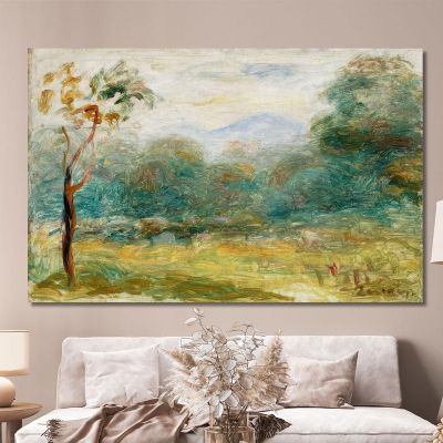 Landscape From The South Of France Cagnes-Sur-Mer Pierre-Auguste Renoir par295 canvas print 
