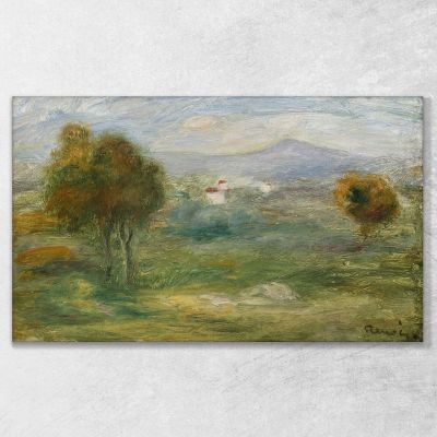 Landscape With Houses In Cagnes-Sur-Mer Pierre-Auguste Renoir par298 canvas print 