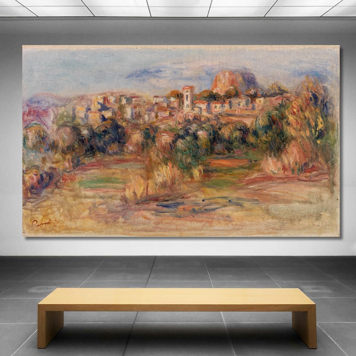 Landscape La Gaude Landscape La Gaude Pierre-Auguste Renoir par302 canvas print 