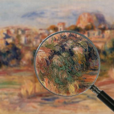 Landscape La Gaude Landscape La Gaude Pierre-Auguste Renoir par302 canvas print