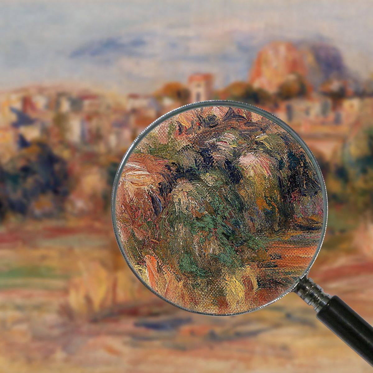 Landscape La Gaude Landscape La Gaude Pierre-Auguste Renoir par302 canvas print