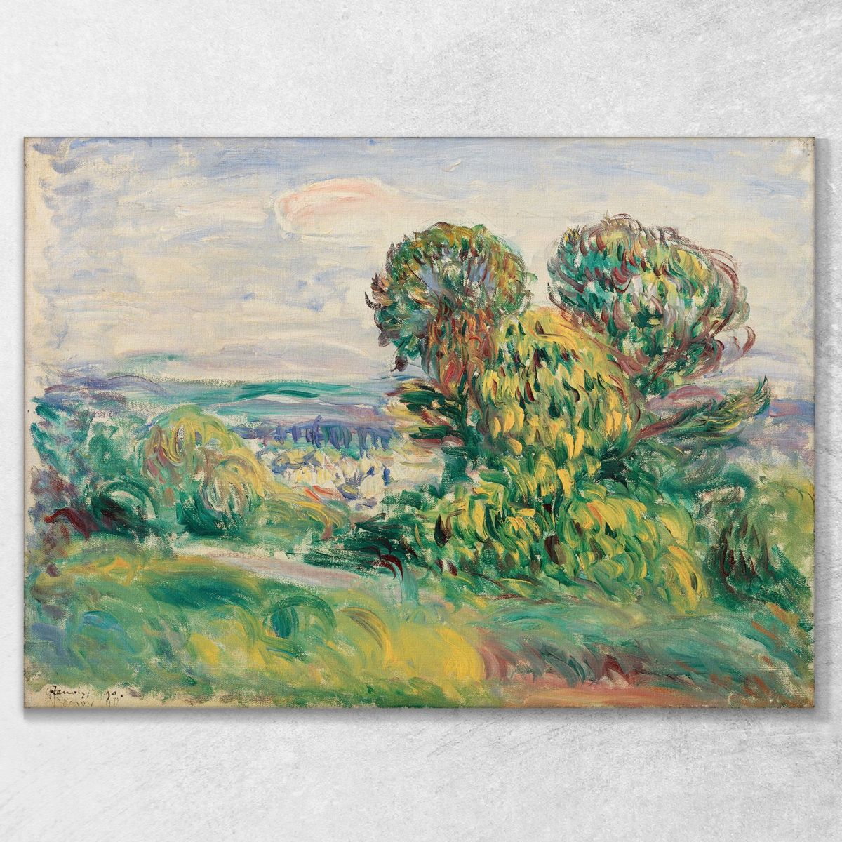 Landscape Pierre-Auguste Renoir par303 canvas print 