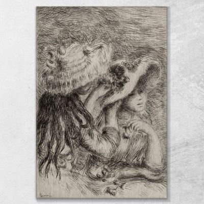 The Pinned Hat Pierre-Auguste Renoir par309 canvas print 