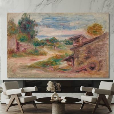 The Village Path Pierre-Auguste Renoir par310 canvas print 