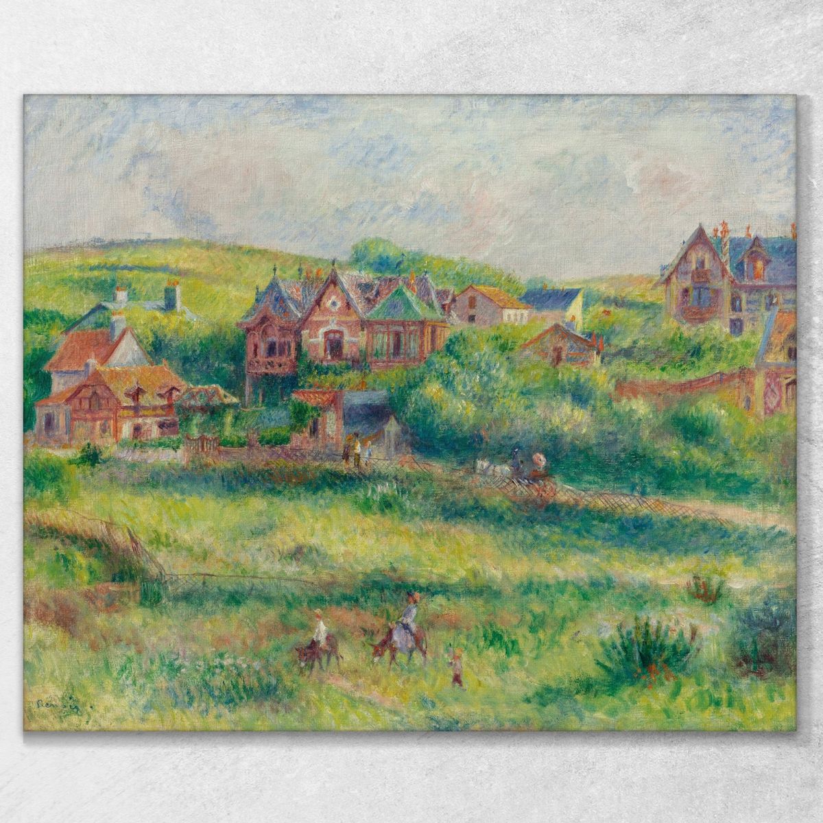 Blanche Pierson’S Chalet In Pourville Pierre-Auguste Renoir par311 canvas print 
