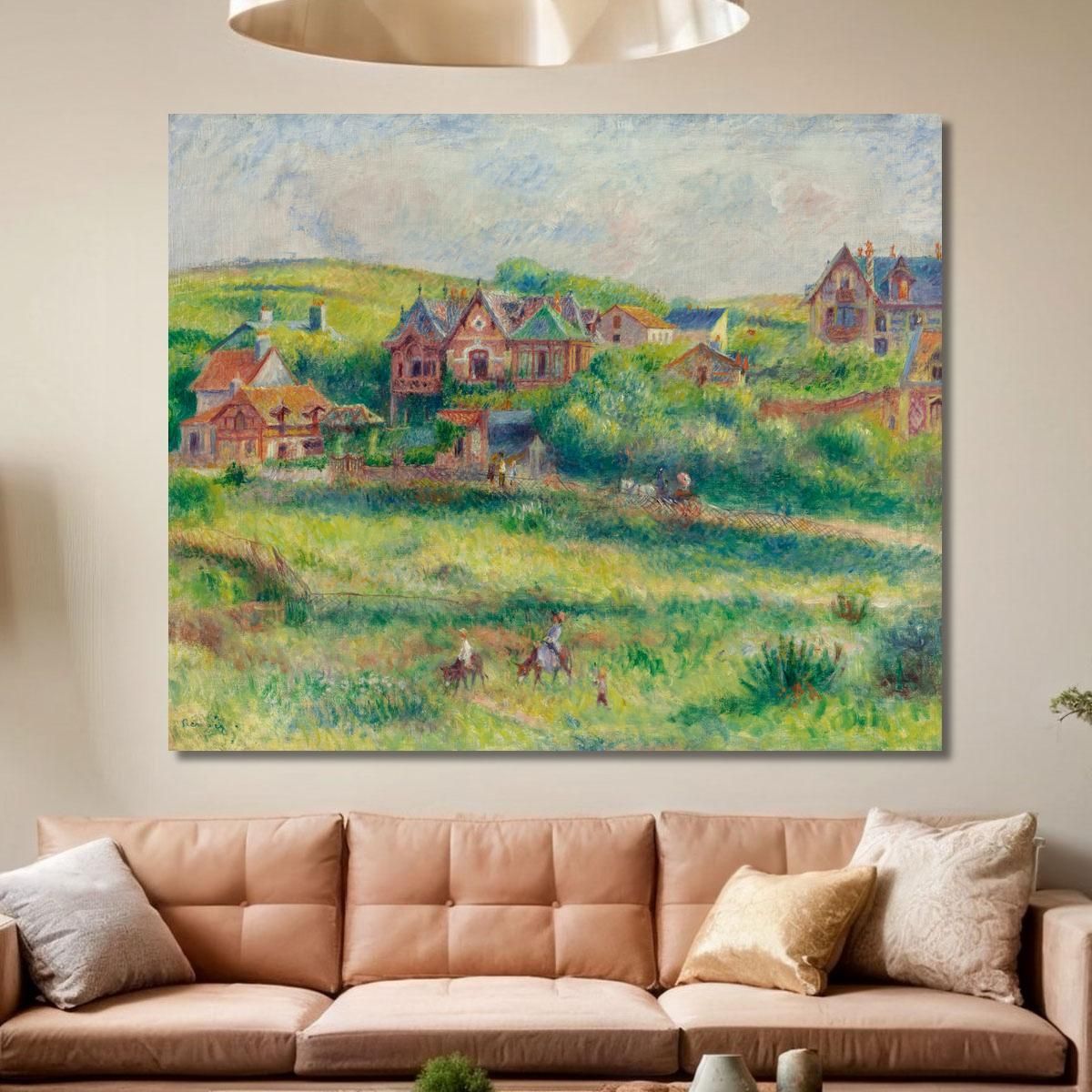 Blanche Pierson’S Chalet In Pourville Pierre-Auguste Renoir par311 canvas print 