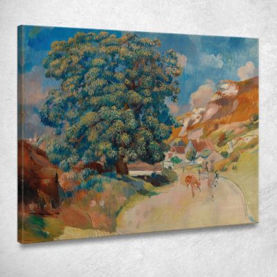 The Big Tree Along The Road 2 Pierre-Auguste Renoir par313 canvas print 