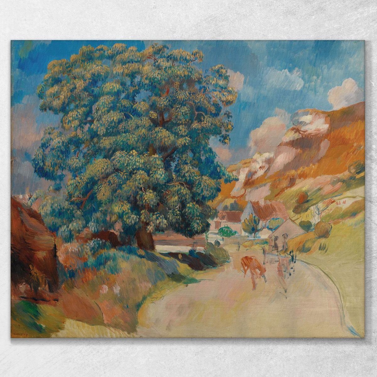 The Big Tree Along The Road 2 Pierre-Auguste Renoir par313 canvas print 