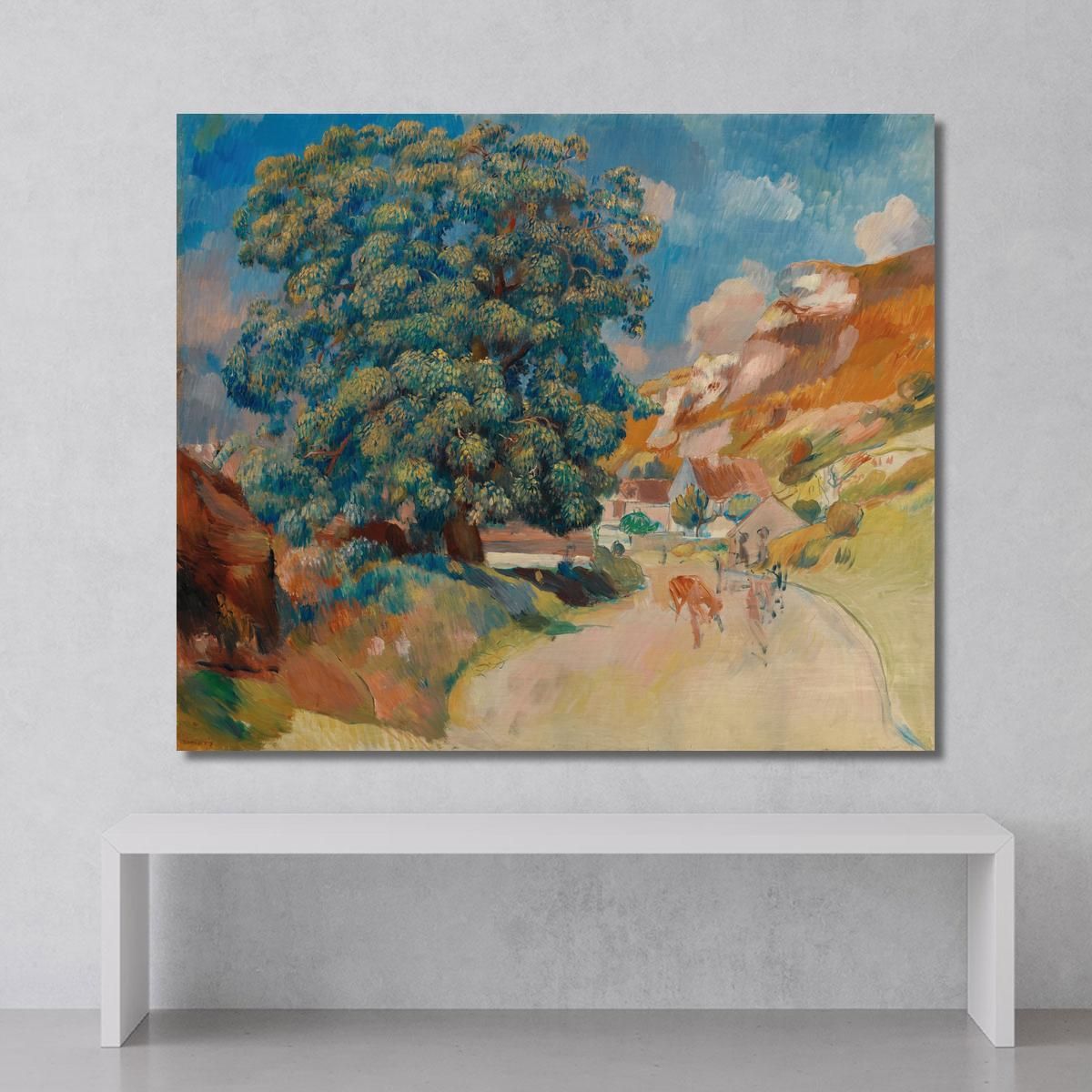 The Big Tree Along The Road 2 Pierre-Auguste Renoir par313 canvas print 