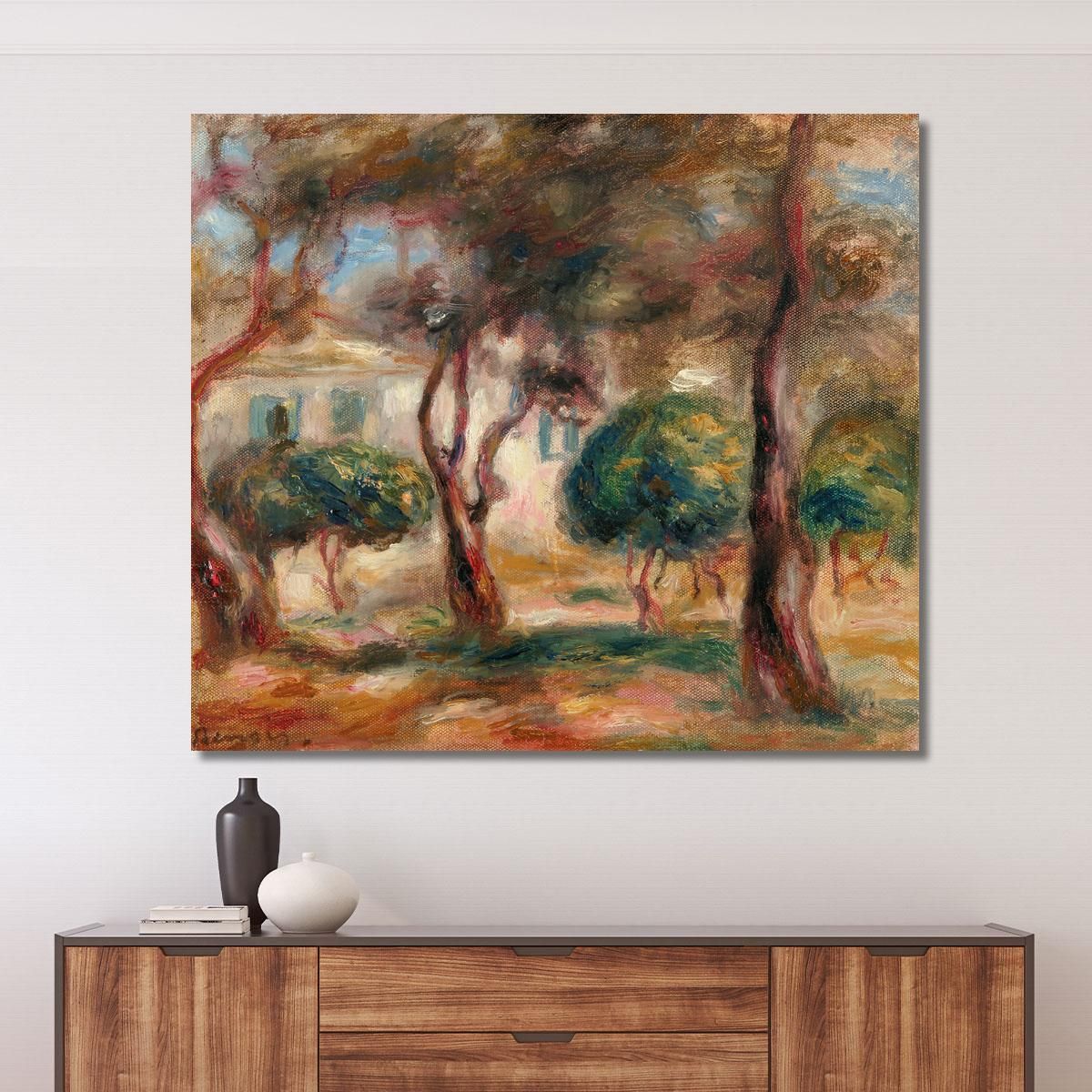The Collettes Garden Pierre-Auguste Renoir par314 canvas print 