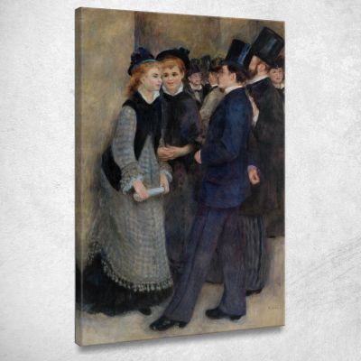 Leaving The Conservatory Pierre-Auguste Renoir par319 canvas print 