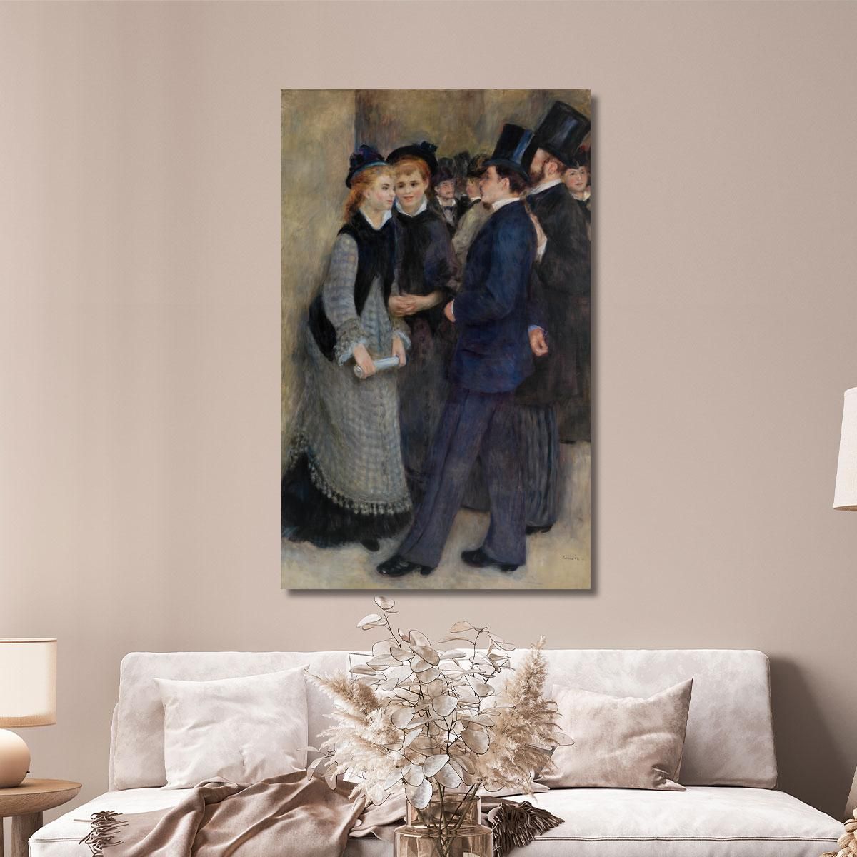 Leaving The Conservatory Pierre-Auguste Renoir par319 canvas print 