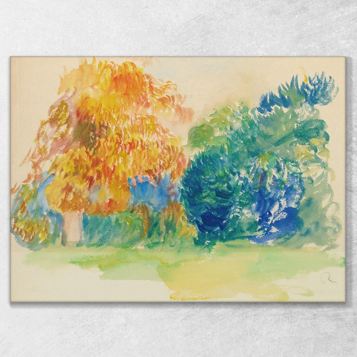 Trees Pierre-Auguste Renoir par321 canvas print 