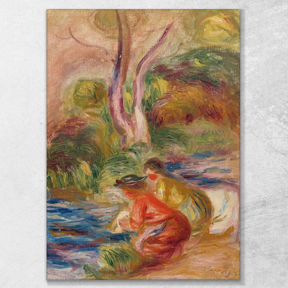 The Washers Pierre-Auguste Renoir par322 canvas print 