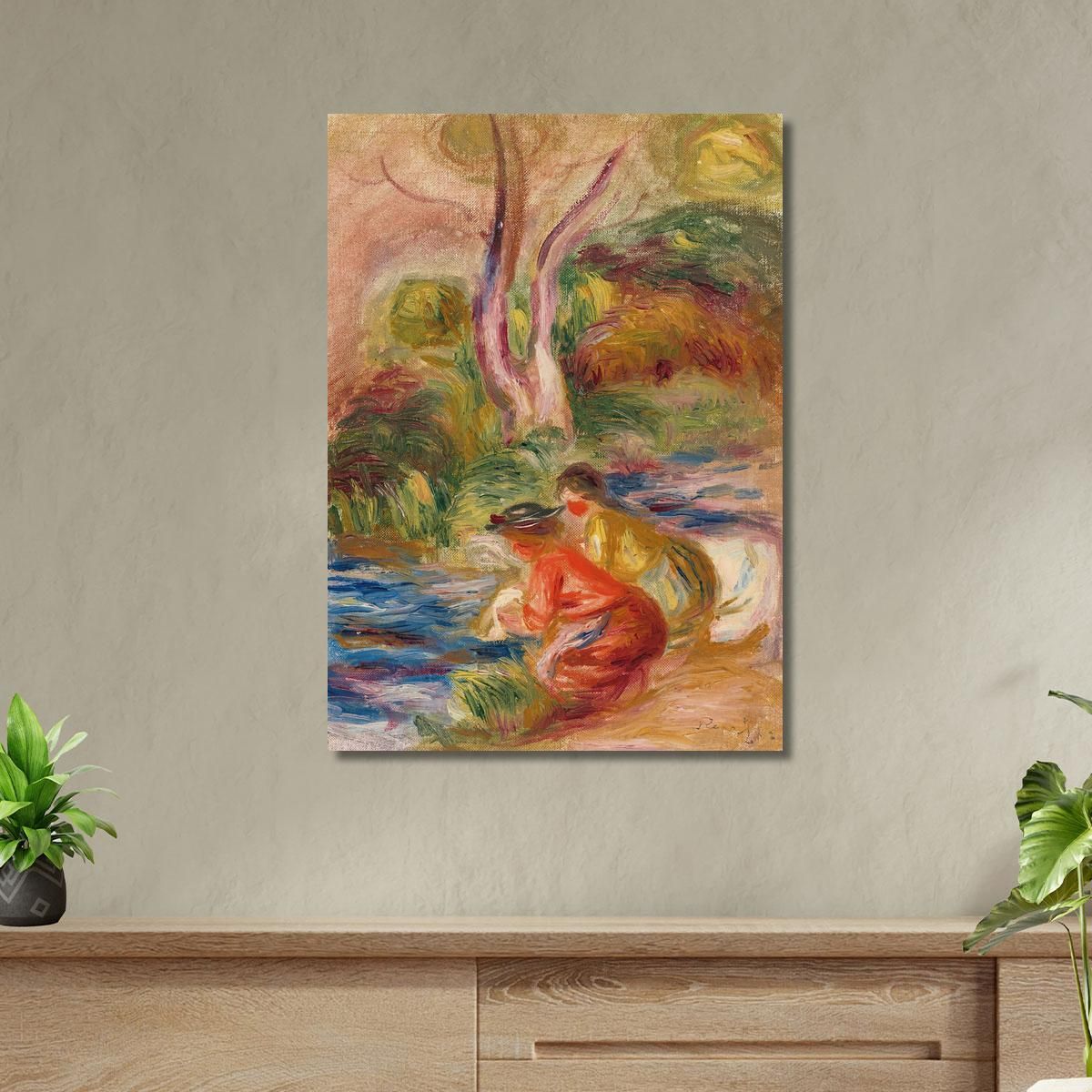 The Washers Pierre-Auguste Renoir par322 canvas print 