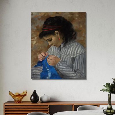 Lise Sewing Pierre-Auguste Renoir par324 canvas print 