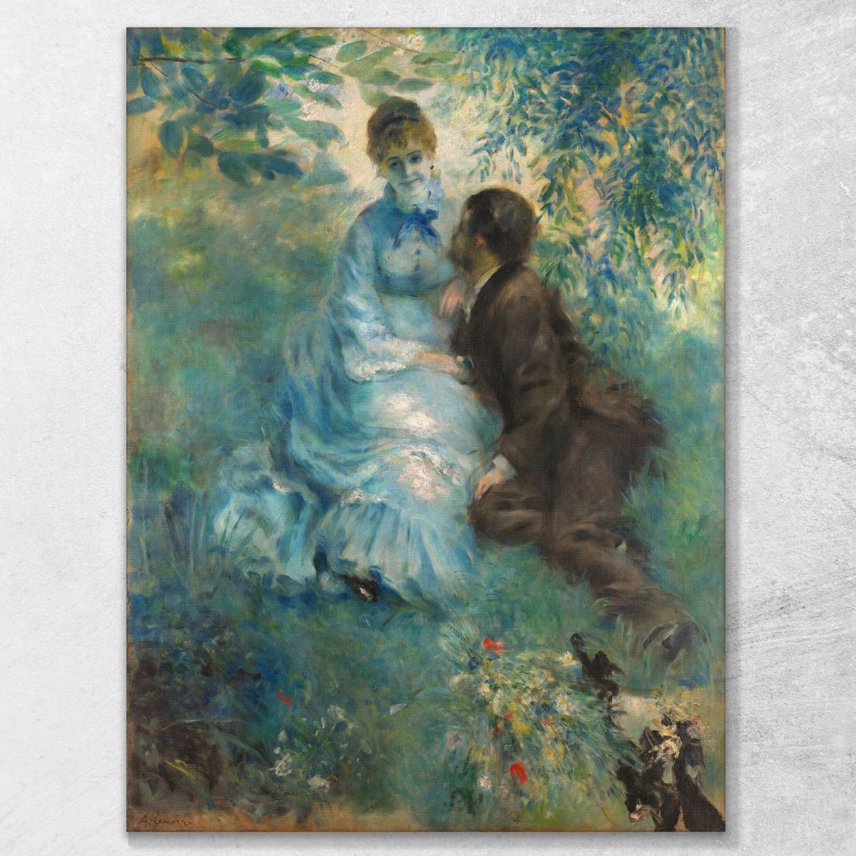 Lovers Pierre-Auguste Renoir par327 canvas print 