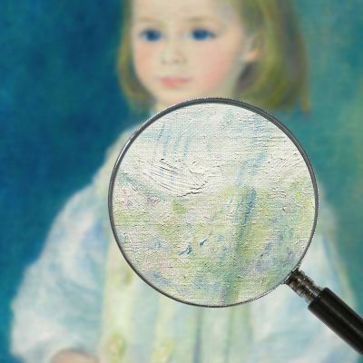 Lucie Berard Child In White Pierre-Auguste Renoir par328 canvas print