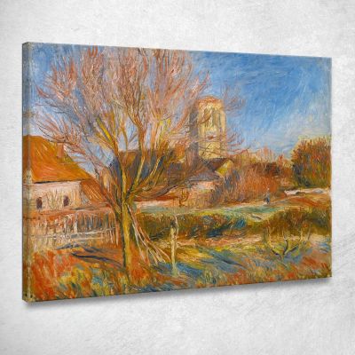 The Church In Essoyes Pierre-Auguste Renoir par332 canvas print 