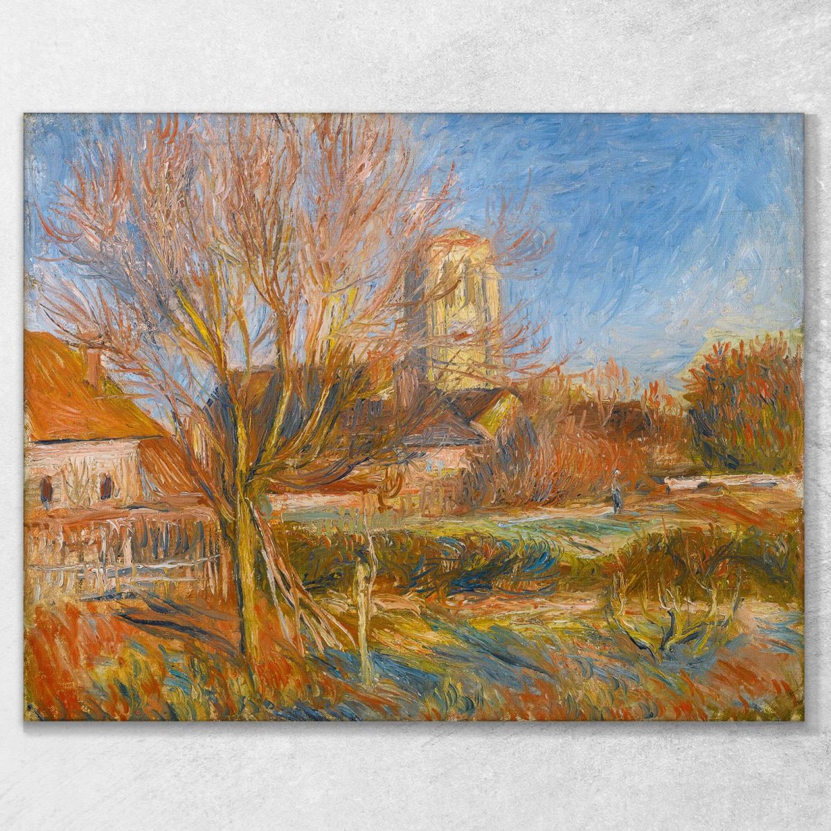 The Church In Essoyes Pierre-Auguste Renoir par332 canvas print 