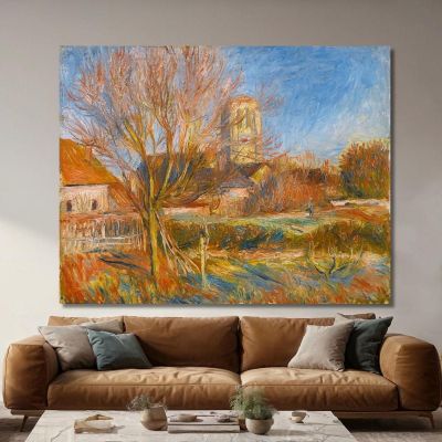 The Church In Essoyes Pierre-Auguste Renoir par332 canvas print 