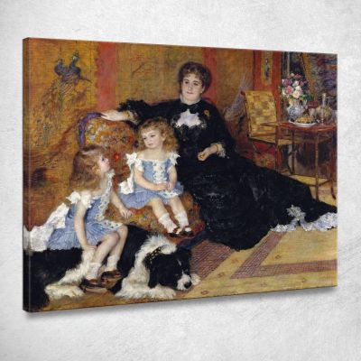Madame Georges Charpentier Lemonnier And Her Children Pierre-Auguste Renoir par333 canvas print 