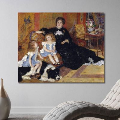 Madame Georges Charpentier Lemonnier And Her Children Pierre-Auguste Renoir par333 canvas print 