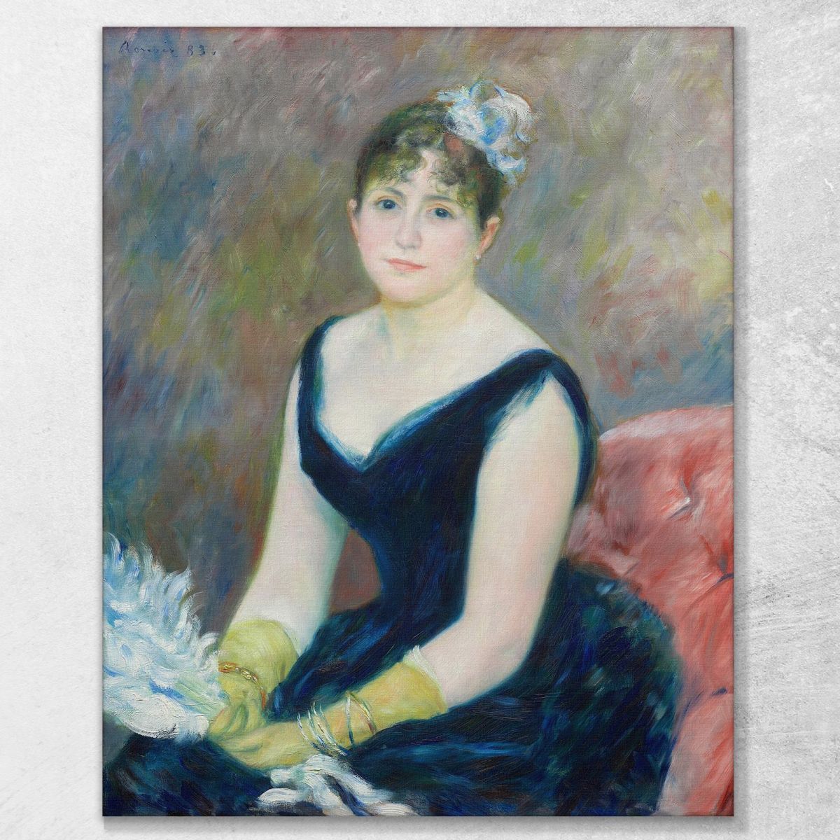 Mrs Léon Clapisson Pierre-Auguste Renoir par336 canvas print 