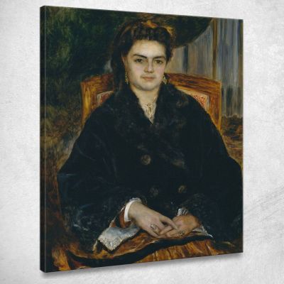 Madame Édouard Bernier Marie-Octavie-Stéphanie Laurens Pierre-Auguste Renoir par339 canvas print 