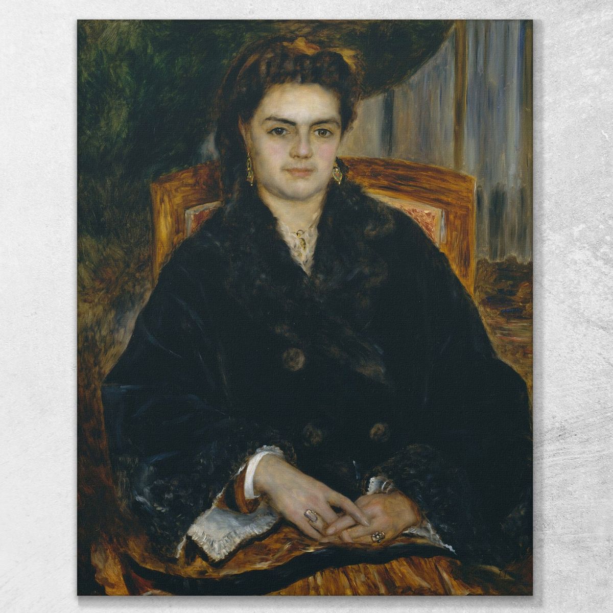 Madame Édouard Bernier Marie-Octavie-Stéphanie Laurens Pierre-Auguste Renoir par339 canvas print 
