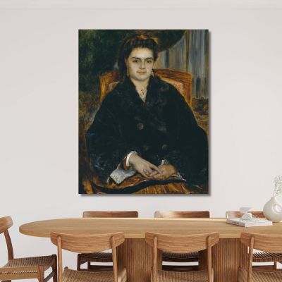 Madame Édouard Bernier Marie-Octavie-Stéphanie Laurens Pierre-Auguste Renoir par339 canvas print 