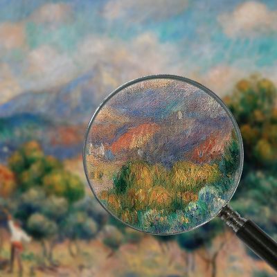 Sainte-Victoire Mountain Landscape Pierre-Auguste Renoir par346 canvas print