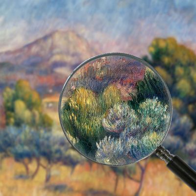 Mont Sainte-Victoire Pierre-Auguste Renoir par347 canvas print