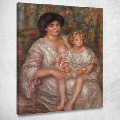 Mother And Child Pierre-Auguste Renoir par348 canvas print 