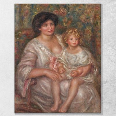 Mother And Child Pierre-Auguste Renoir par348 canvas print 