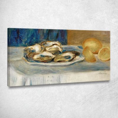 Still Life With Lemons And Oysters Pierre-Auguste Renoir par352 canvas print 