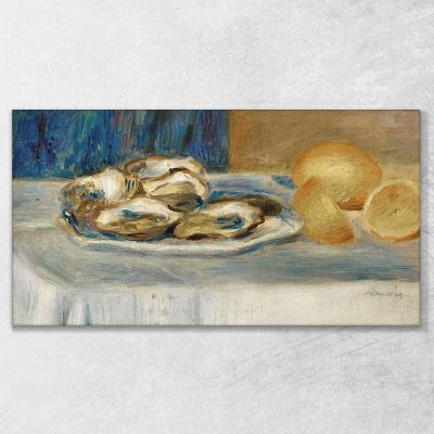 Still Life With Lemons And Oysters Pierre-Auguste Renoir par352 canvas print 