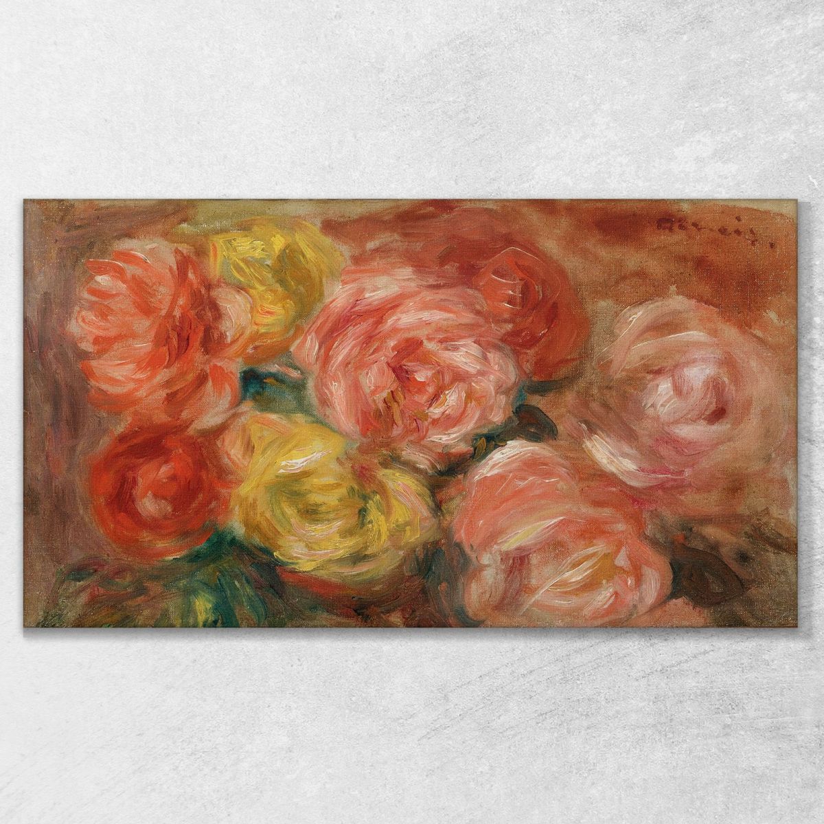 Still Life With Roses Pierre-Auguste Renoir par354 canvas print 
