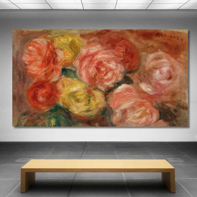 Still Life With Roses Pierre-Auguste Renoir par354 canvas print 