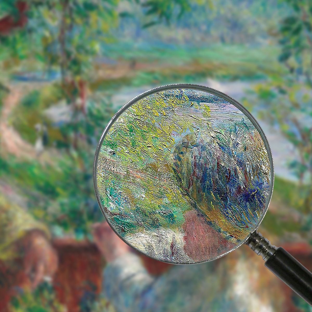 Near The Lake Pierre-Auguste Renoir par356 canvas print