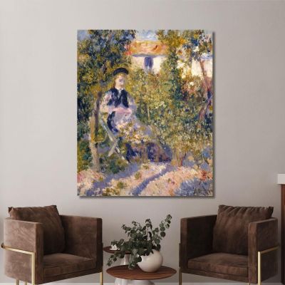 Nini In The Garden Nini Lopez Pierre-Auguste Renoir par357 canvas print 