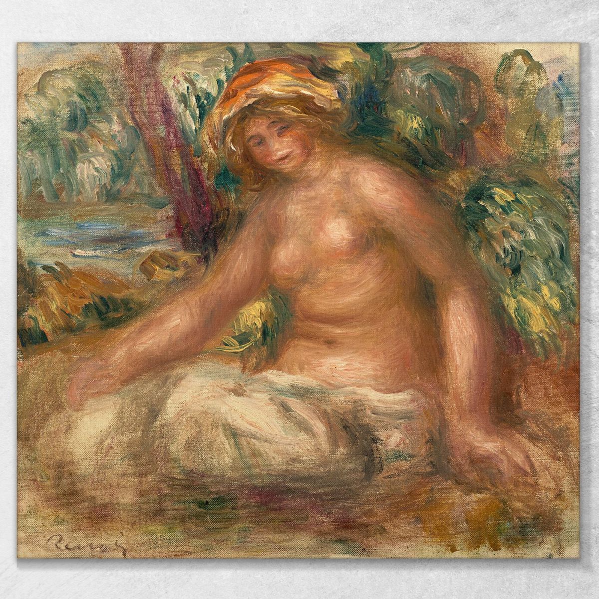 No Sitting 2 Pierre-Auguste Renoir par358 canvas print 
